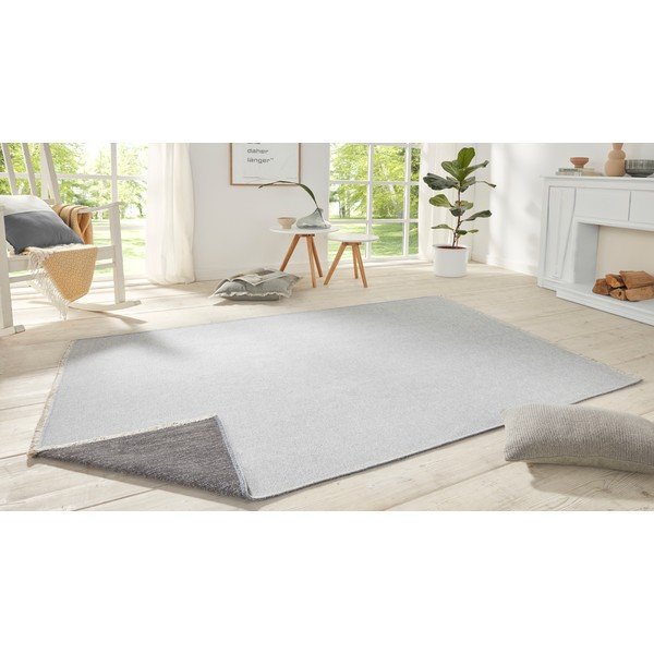 Pilkas dvipusis kilimas Hanse Home Duo, 80 x 300 cm-image-1