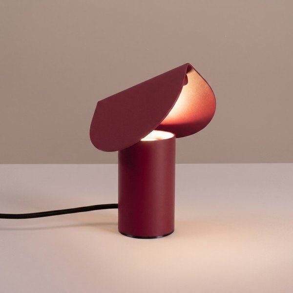 Bordo spalvos iš aliuminio stalinis šviestuvas LED (aukštis 15 cm) BISCUIT – Thoro-image-2