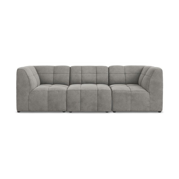 Pilkos spalvos sofa iš velveto 255 cm Aloha – Makamii-image-2