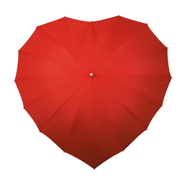 "Ambiance Heart" raudonas golfo skėtis, ⌀ 107 cm