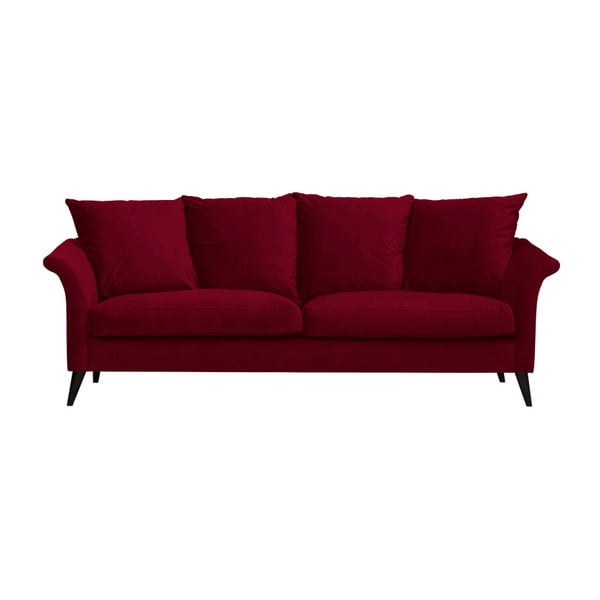 Raudona trijų vietų sofa THE CLASSIC LIVING Chloe