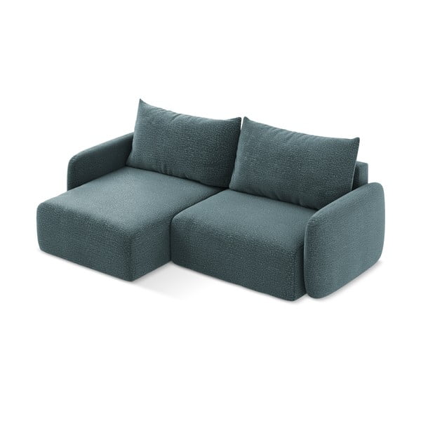 Turkio spalvos sulankstoma/su sandėliavimo vieta kampinė sofa (su kairiuoju kampu) Kalena – Makamii-image-4
