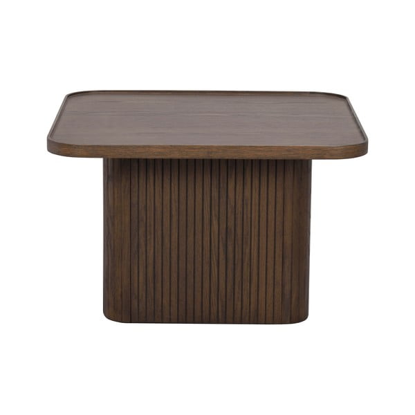Kavos staliukas tamsiai rudos spalvos iš ąžuolo ø 60 cm Sullivan – Rowico