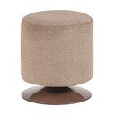 Šviesiai rudos spalvos pufas iš boucle Islen – WOOOD