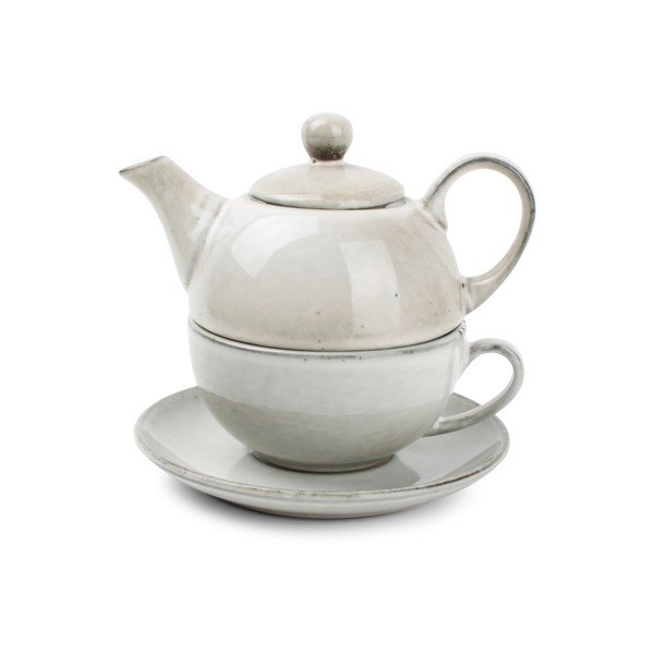 Žalios spalvos iš molio arbatinukas 400 ml Artisan – Salt&Pepper