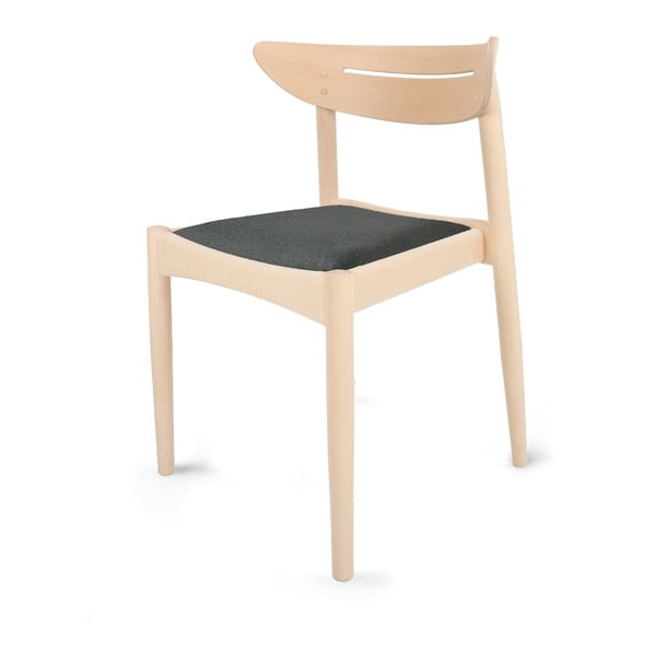 Juoda/natūrali bukmedžio medienos valgomojo kėdė Jakob - Hammel Furniture