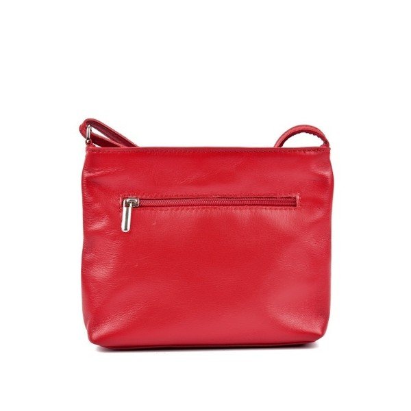Raudona odinė rankinė Roberta M Tarro Rosso-image-4