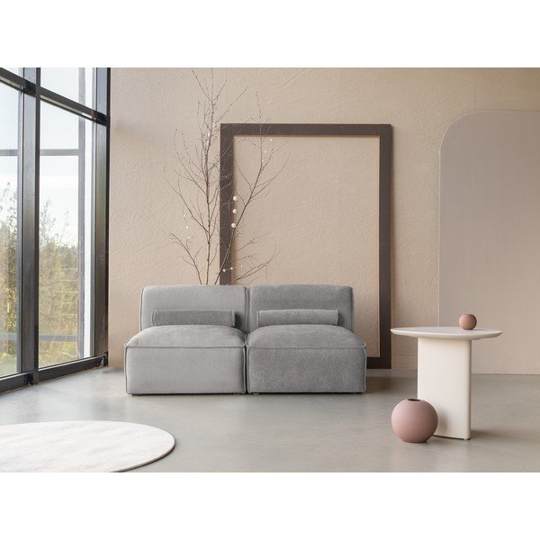Sofa šviesiai pilkos spalvos 152 cm Flex Felix – Miuform-image-1