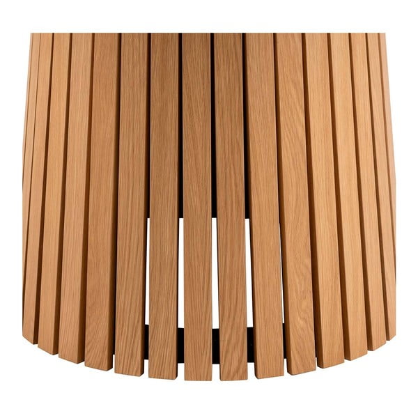 Valgomojo stalas su ąžuolo apdaila Actona Christo, ø 75 cm-image-2