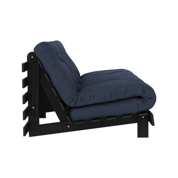 Sulankstoma sofa tamsiai mėlynos spalvos 160 cm Roots Black Night – Karup Design-image-4