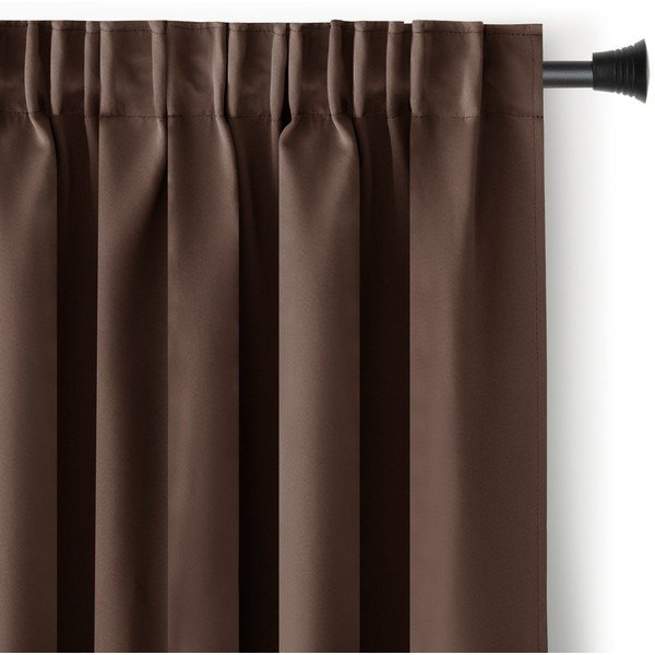 Rudos spalvos pritemdymas (dalinis užtemimas) užuolaida 140x175 cm Kierra – Restilo