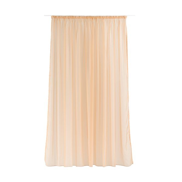 Permatoma užuolaida oranžinės spalvos 300x260 cm Voile – Mendola Fabrics-image-2
