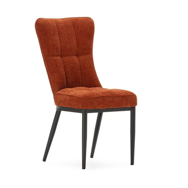 Terakotos spalvos valgomojo kėdės 2 vnt. Damon – Marckeric