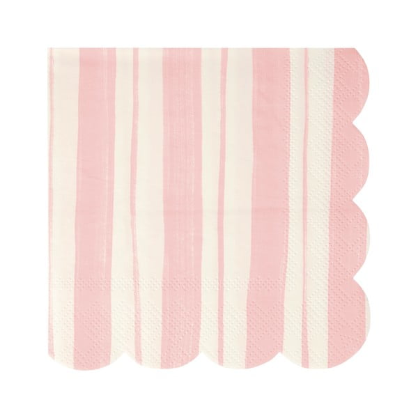 Iš popieriaus servetėlės 16 vnt. Ticking Stripe – Meri Meri-image-2