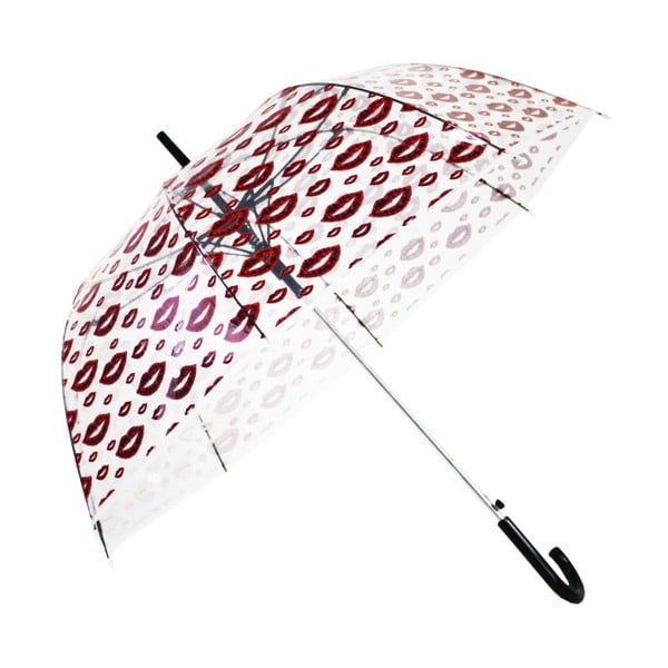 Skaidrus "Ambiance Lips" skėtis, ⌀ 100 cm