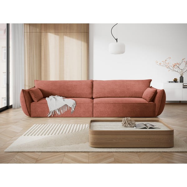 Raudona sofa 248 cm Vanda - Mazzini Sofas-image-1