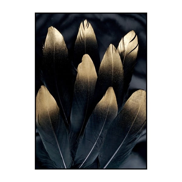 Paveikslas 50x70 cm Golden Feather - Malerifabrikken