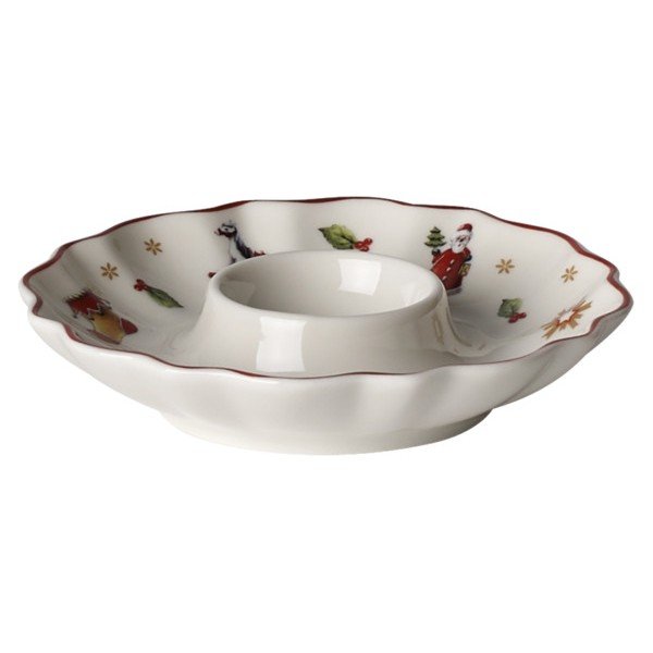 Baltas porcelianinis kiaušinių stovas su kalėdiniu motyvu Villeroy & Boch-image-1