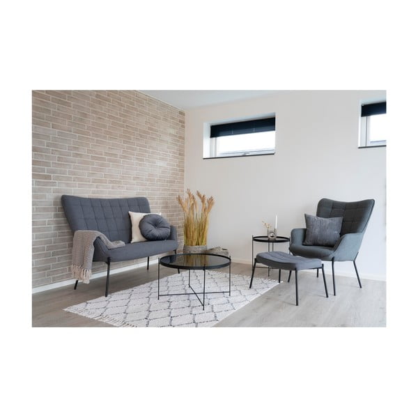 Pilka sofa 128 cm Glasgow - House Nordic-image-4