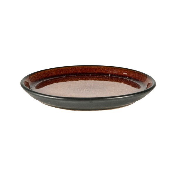 Juodos spalvos/gintarinės spalvos desertinė iš akmens masės lėkštė ø 17 cm Gastro Black/Amber – Bitz-image-3