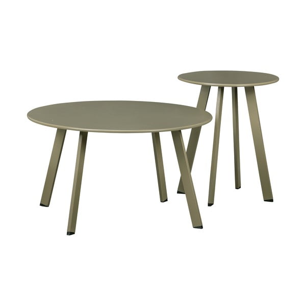 Žalias geležinis sodo staliukas WOOD Fer, ø 40 cm-image-2