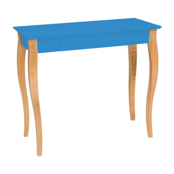 Mėlynas rašomasis stalas "Ragaba Lillo", plotis 85 cm