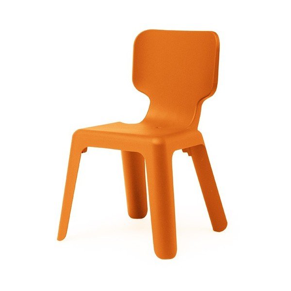 Sukraunama vaikiška kėdutė "Alma", oranžinė-image-1
