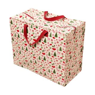 Didelis kalėdinis pirkinių krepšys Retro Rex London