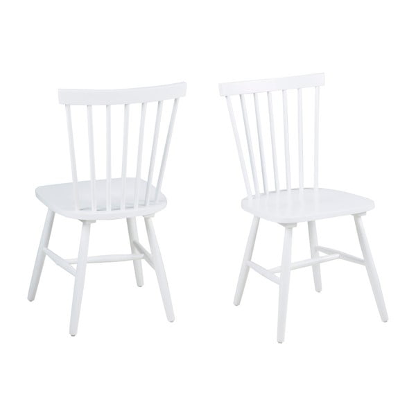 "Actona Riano" valgomojo 2 baltų valgomojo kėdžių komplektas