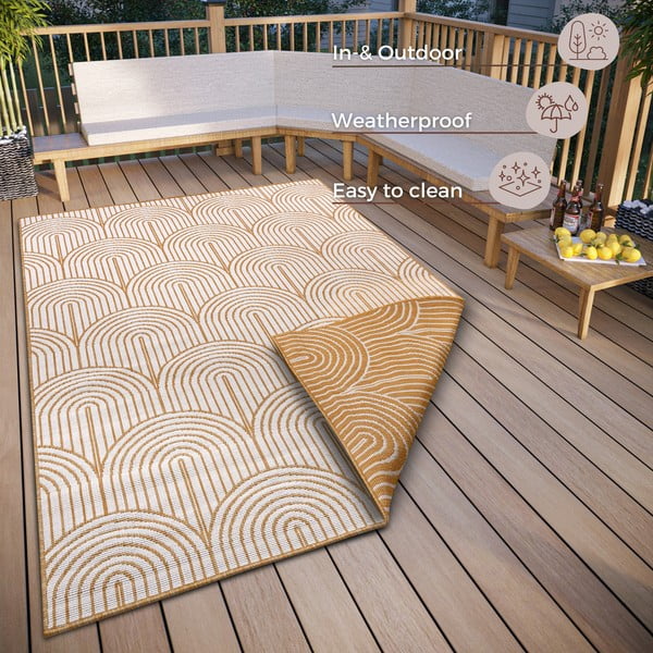 Lauko kilimas ochros spalvos 200x290 cm Pangli Ochre – Hanse Home-image-3