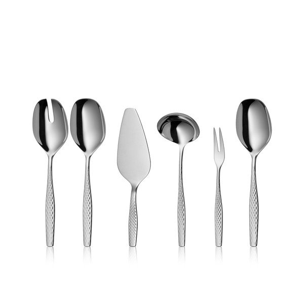 Sidabrinės spalvos stalo įrankiai iš nerūdijančio plieno 66 vnt. Sentic – WMF