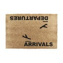 Iš kokoso pluošto grindų kilimėlis 40x60 cm Arrivals and Departures – Artsy Doormats