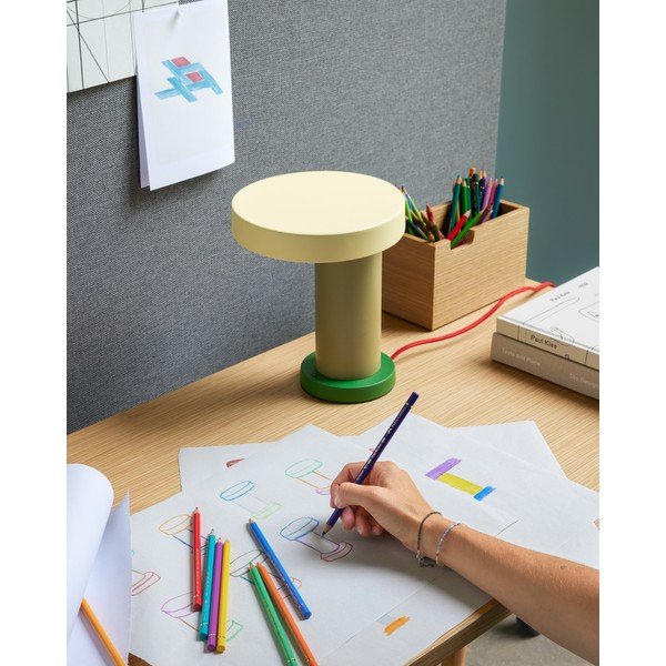 Stalinis šviestuvas žalios spalvos (aukštis 25 cm) Magic – Hübsch-image-1