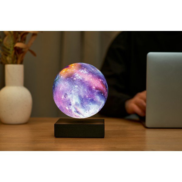 Juodos spalvos šviečianti dekoracija su kištuku ø 12 cm Galaxy – Gingko-image-4