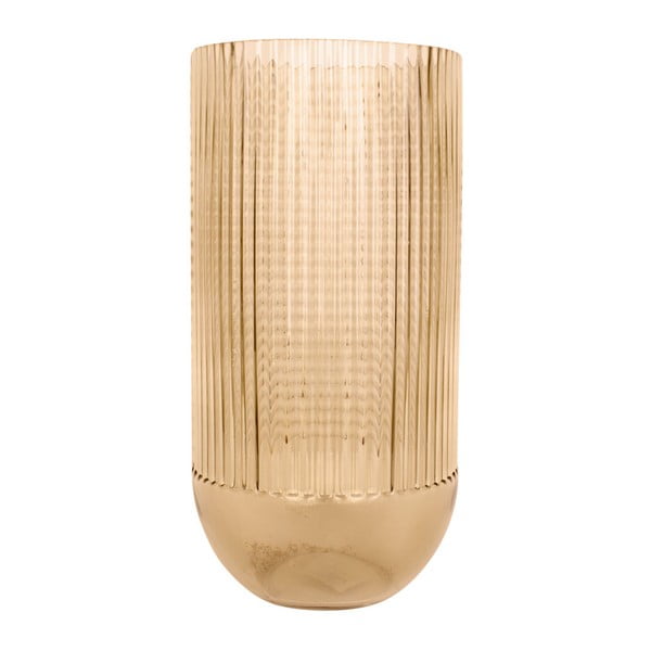 Šviesiai ruda stiklo vaza PT LIVING Attract, aukštis 30 cm