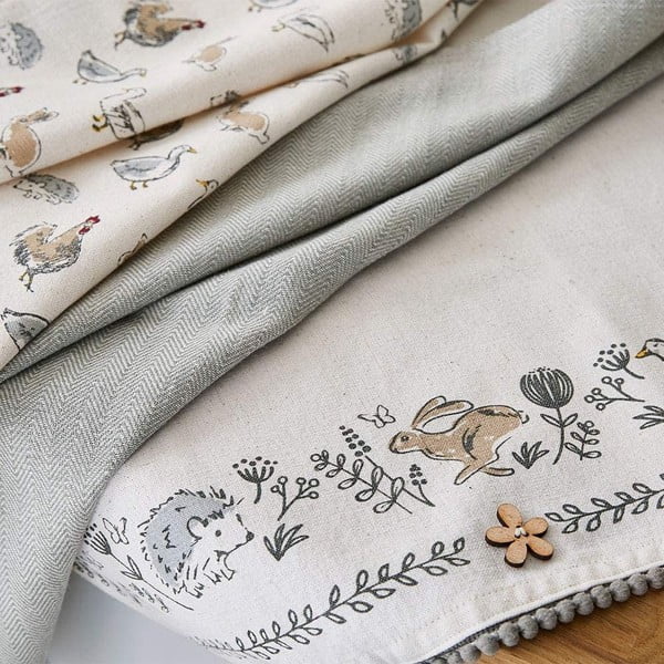 Rankšluostėlių ir puodų laikiklio rinkinys 4 vnt. Country Animals – Cooksmart ®-image-3