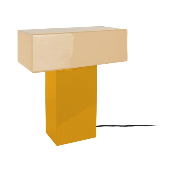 Geltonos spalvos stalinis šviestuvas (aukštis 35 cm) Grato Recto – Leitmotiv-image-2