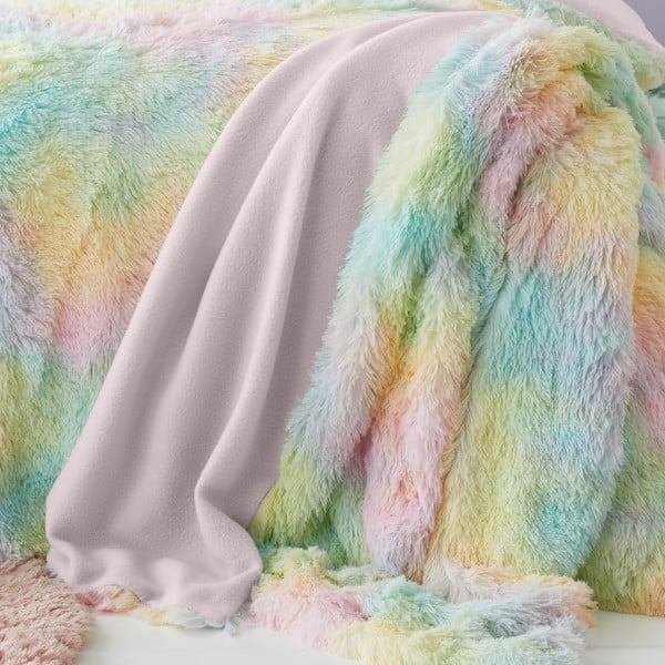Iš mikropliušo vaikiškas pledas 130x170 cm Rainbow Cuddly – Catherine Lansfield