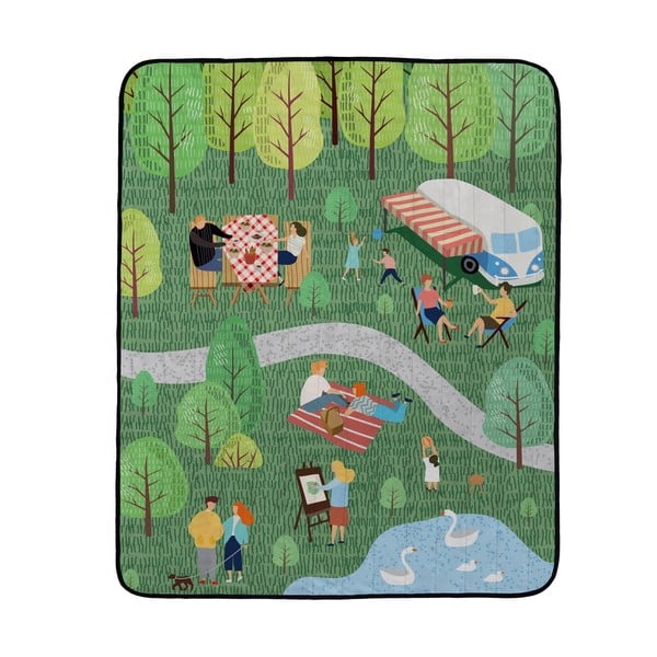 Pikniko antklodė Butter Kings Camping Trip, 180 x 145 cm