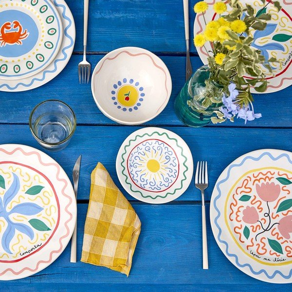 Iš akmens masės lėkštė ø 27 cm Summer Bliss – Costa Nova-image-3