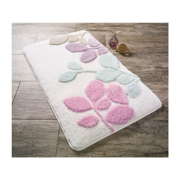 Rožinis vonios kilimėlis Confetti Bathmats Babylon, 70 x 120 cm