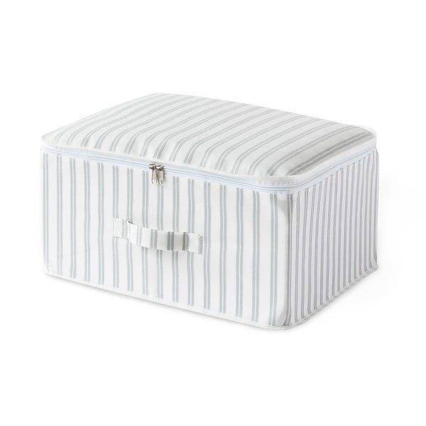 Smėlio spalvos sandėliavimo dėžė Compactor Stripes, 45 x 46 cm