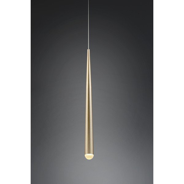 Auksinės spalvos kabantis šviestuvas LED ø 14 cm Cala – Trio Select-image-1