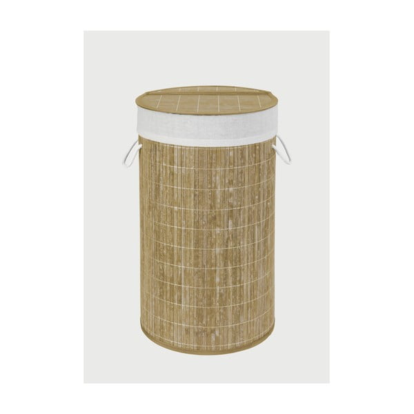 Bambukinis skalbinių krepšys Wenko Bina, 55 l-image-1