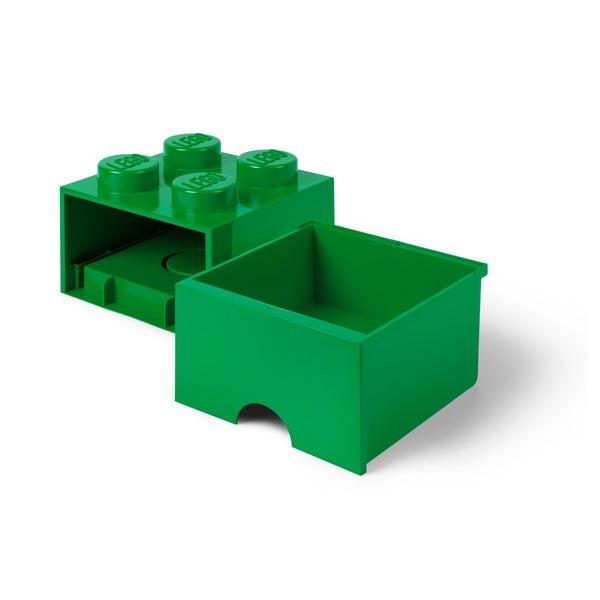 Žalia daiktadėžė su stalčiumi LEGO®-image-2