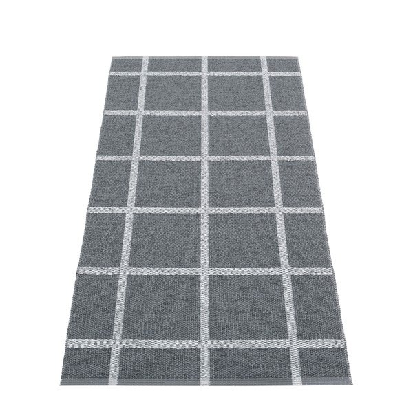 Antracito spalvos lauko kilimas 70x150 cm Ada Granit – Pappelina