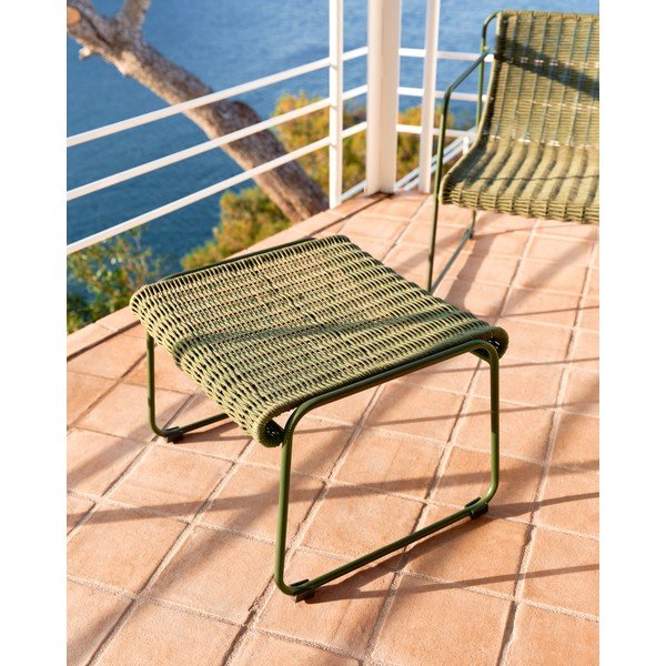 Žalios spalvos sodo kėdutė Maurina – Kave Home-image-3