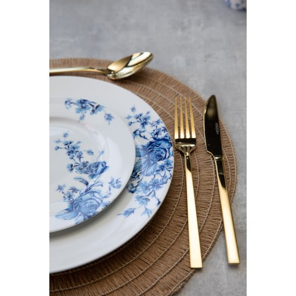 Auksinės spalvos stalo įrankiai iš nerūdijančio plieno 16 vnt. Diseno – Mikasa-image-1