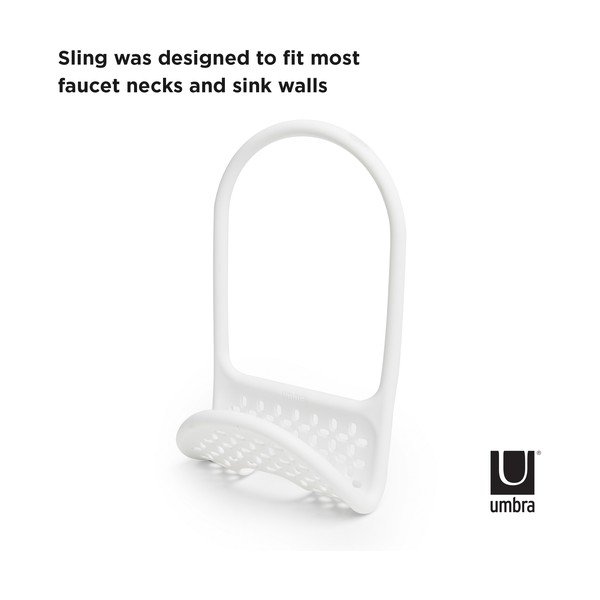 Pakabinamas kempinės laikiklis iš plastiko Sling – Umbra-image-4
