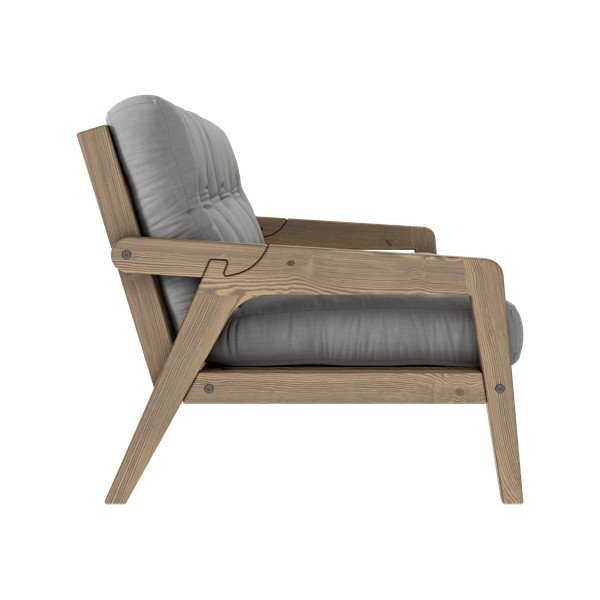 Pilka sofa lova 204 cm Grab - Karup Design-image-4